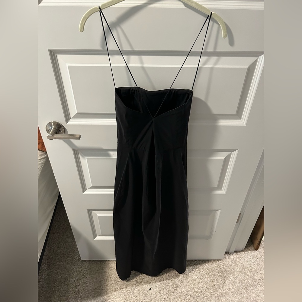 Theory crossback cocktail dress